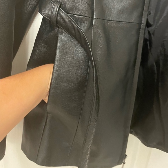 100% Soft Leather Jacket by New York and Company Size M - Picture 8 of 11